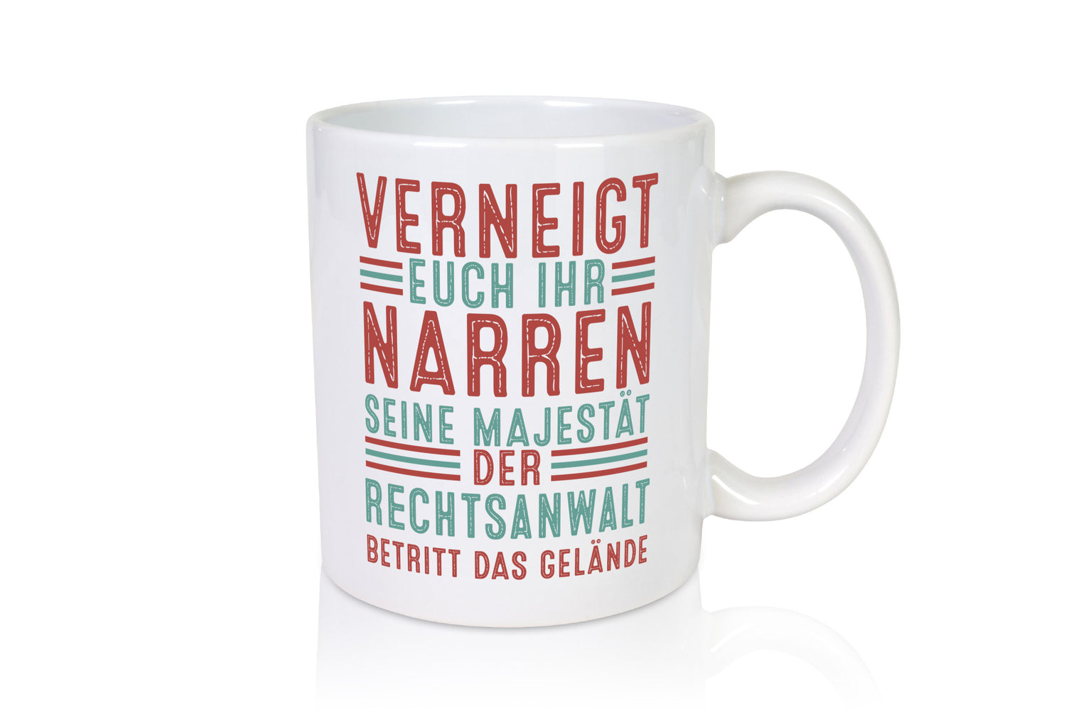 Verneigt euch: Rechtsanwalt | Anwalt Jurist Humor Geschenkidee Tasse
