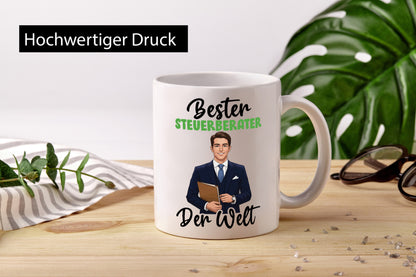 Bester Steuerberater | Steuern lustig Humor Geschenkidee Geschenk Tasse