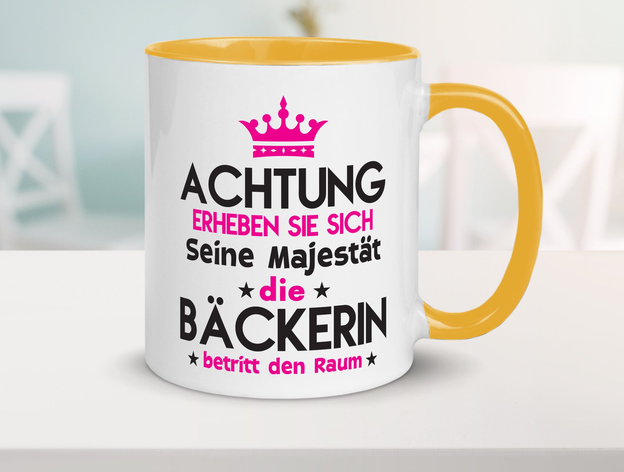 Seine Majestät Bäckerin | Bäckerei Frauen Backen Humor Geschenkidee Tasse