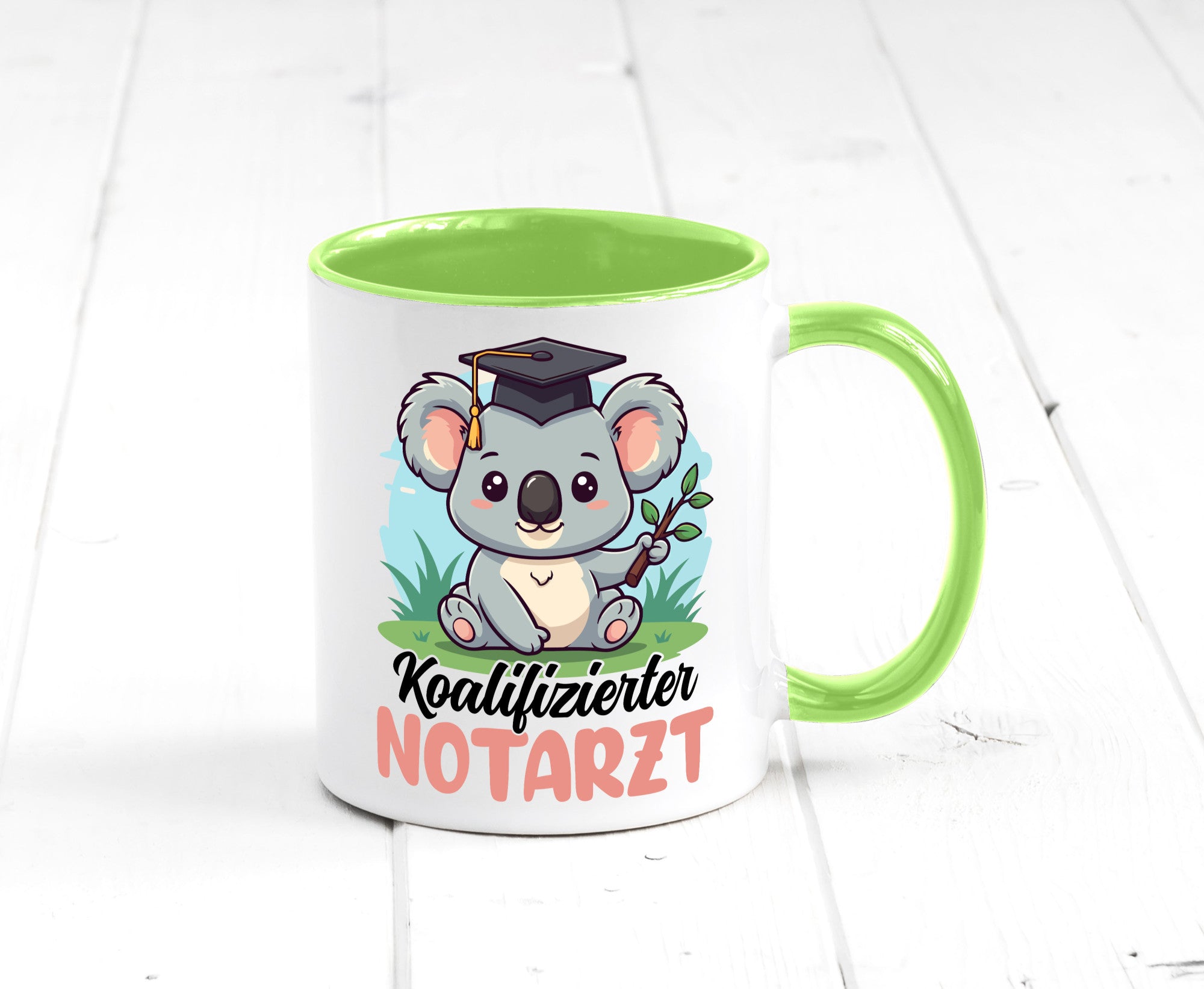 Koalifizierter Notarzt | Arzt Geschenk Humor Geschenkidee lustiger Spruch Tasse