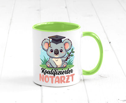 Koalifizierter Notarzt | Arzt Geschenk Humor Geschenkidee lustiger Spruch Tasse