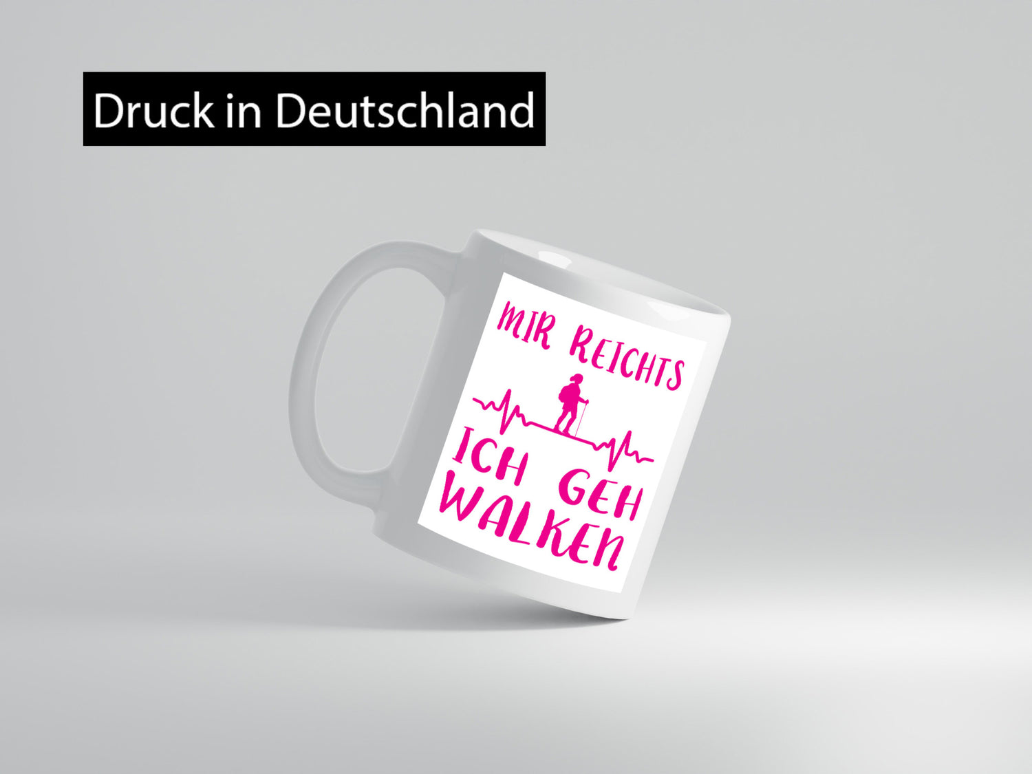 Ich geh walken | Mensch Herzschlag Geschenk Humor Geschenkidee lustiger Spruch