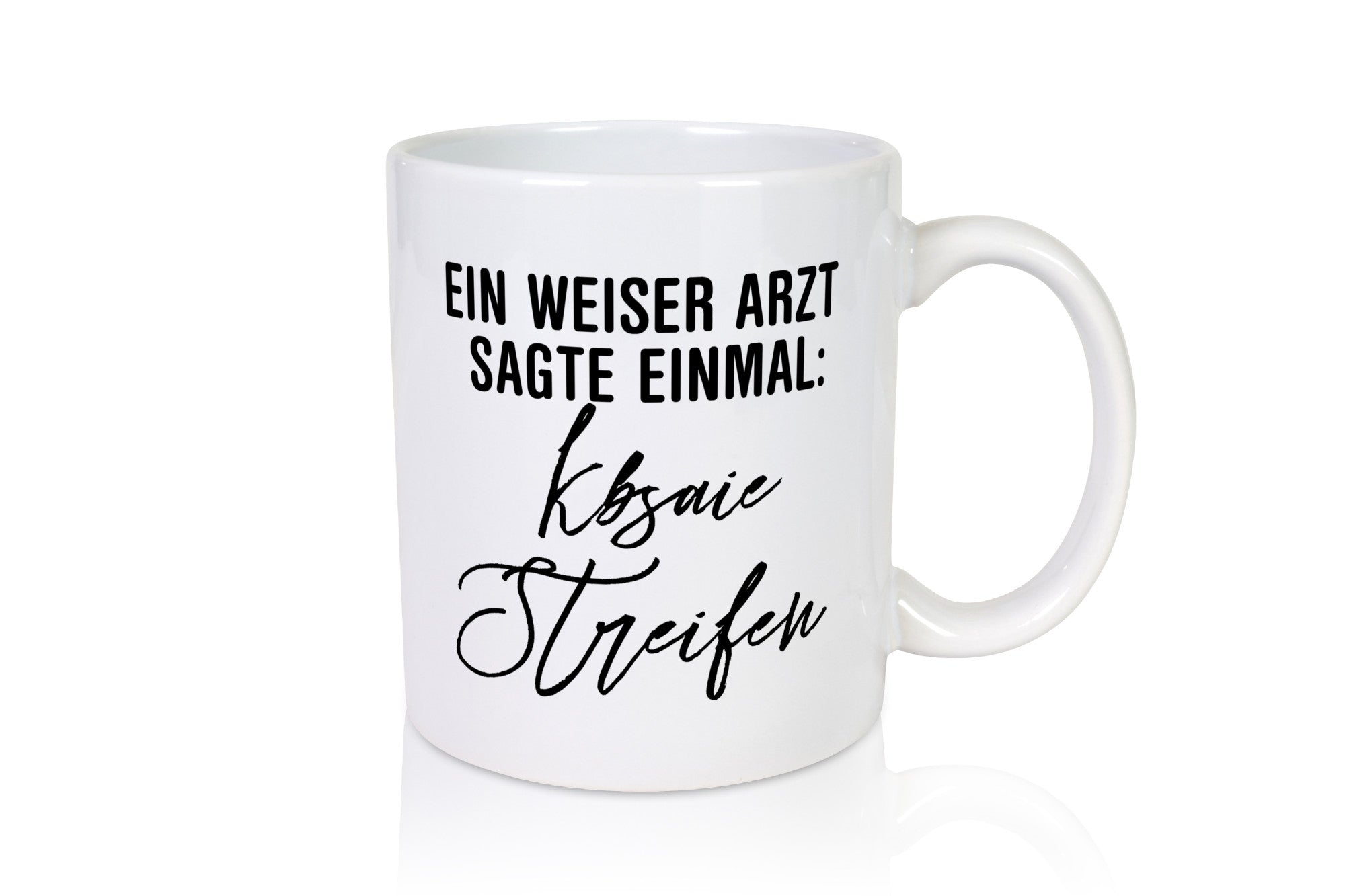 Weiser Arzt Tasse | unleserliche Schrift Ärzte Humor Geschenk Geschenkidee