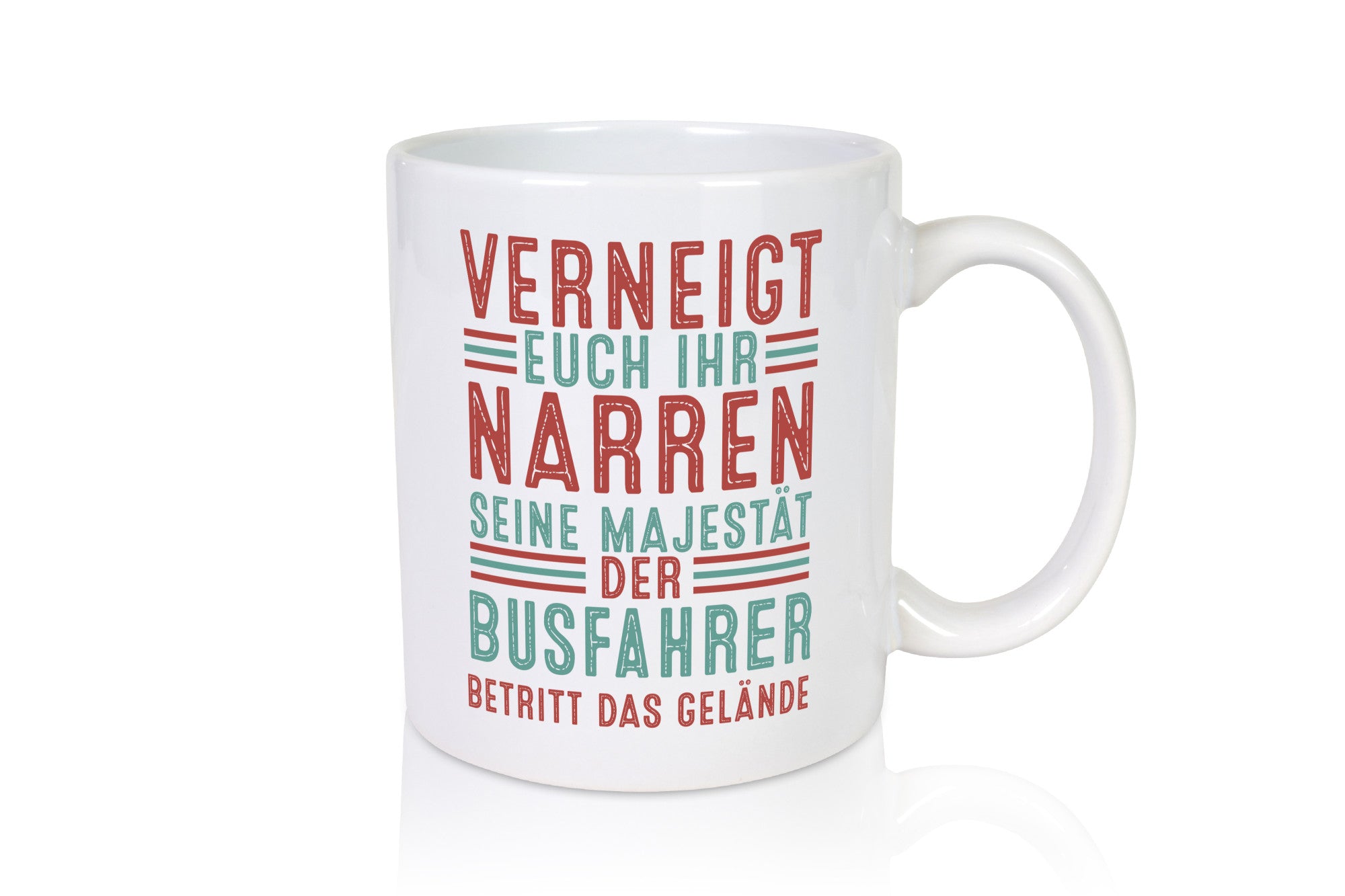 Verneigt euch: Busfahrer | Berufsfahrer Fahrer v2 lustig Arbeit Kollegen Büro