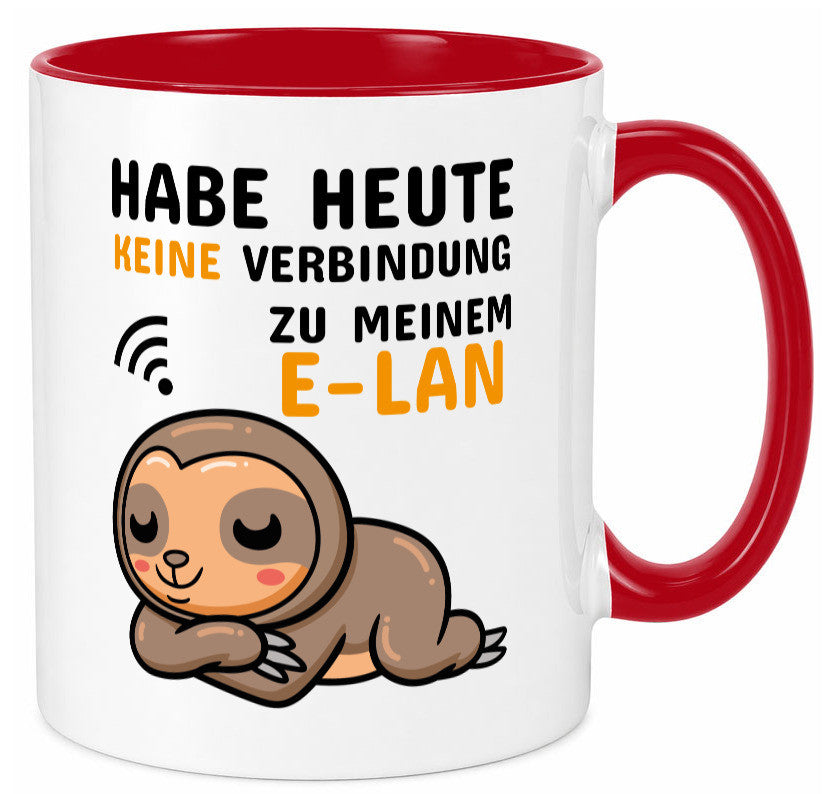 Keine Verbindung lustig Humor Geschenkidee Geschenk Tasse