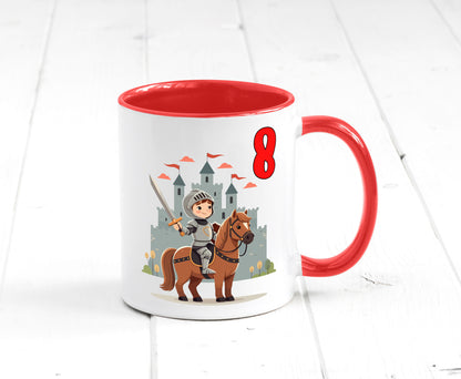 8. Geburtstag | 8 Jahre Ritter Junge Schloss Geschenk Geschenkidee lustiger