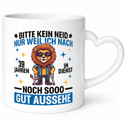 39 Jahre im Dienst | Arbeitsjubiläum Arbeit Humor Kollegen Büro Geschenkidee