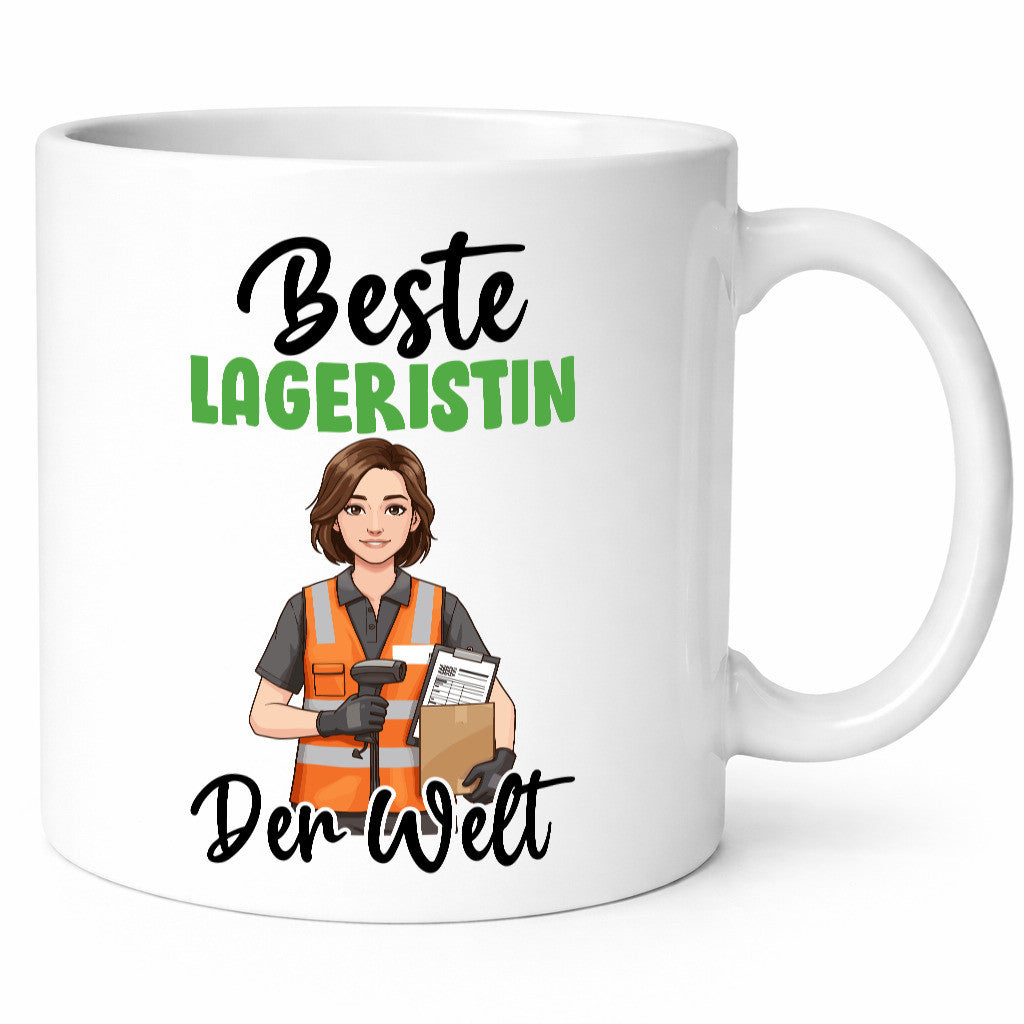 Beste Lageristin | Beruf Lager Arbeiterin v2 Geschenkidee Arbeit Kollegen Büro