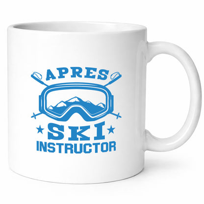 Apres Ski Instructor | Ski-Brille Ski-Stöcke Berge lustiger Spruch Geschenk