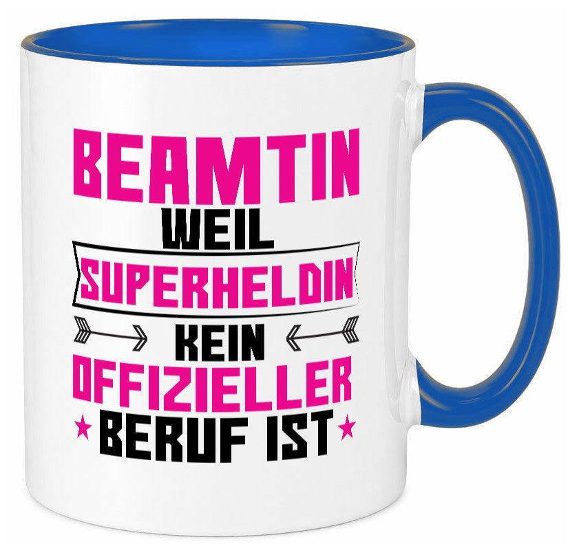 Superheldin Beamtin | Verbeamtung öffentlicher Dienst Geschenkidee Humor Tasse