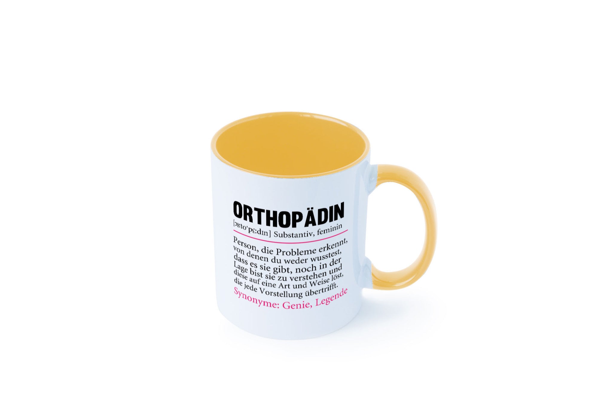 Orthopädin | Spruch Beruf Humor Orthopädie v2 Arbeit Kollegen Büro Geschenkidee