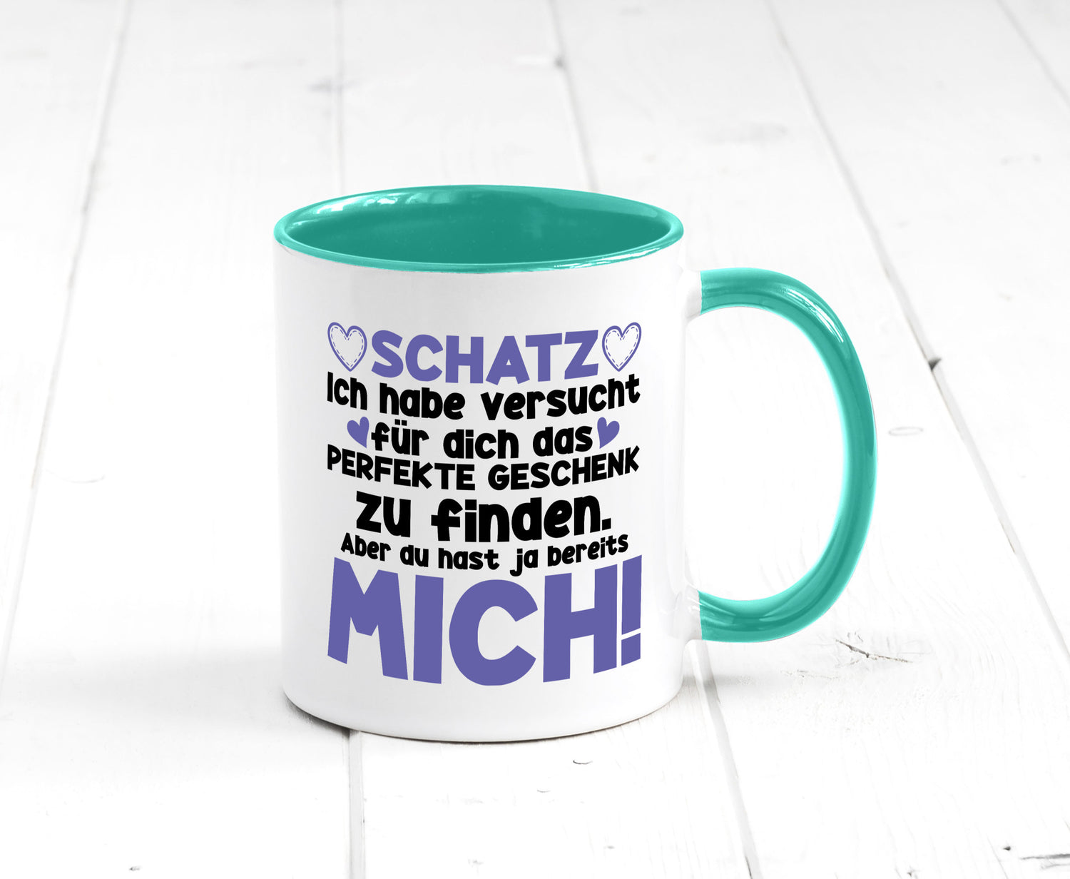 Schatz | Liebe Valentinstag Freund Freundin Herz Geschenkidee Humor Tasse