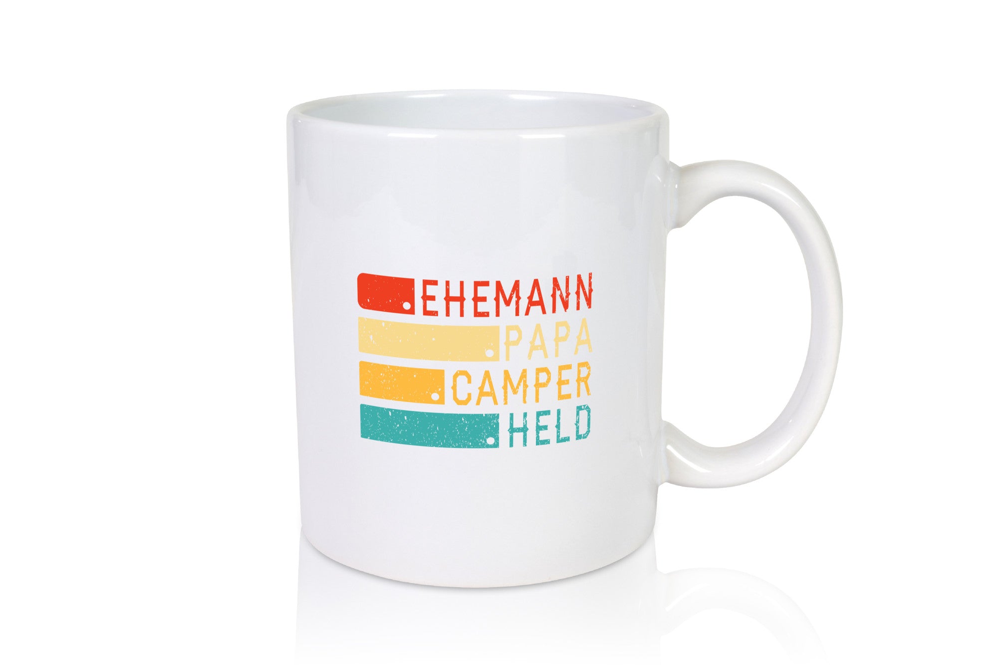 Ehemann | Papa Camper Held Camping Natur Humor Geschenkidee Tasse