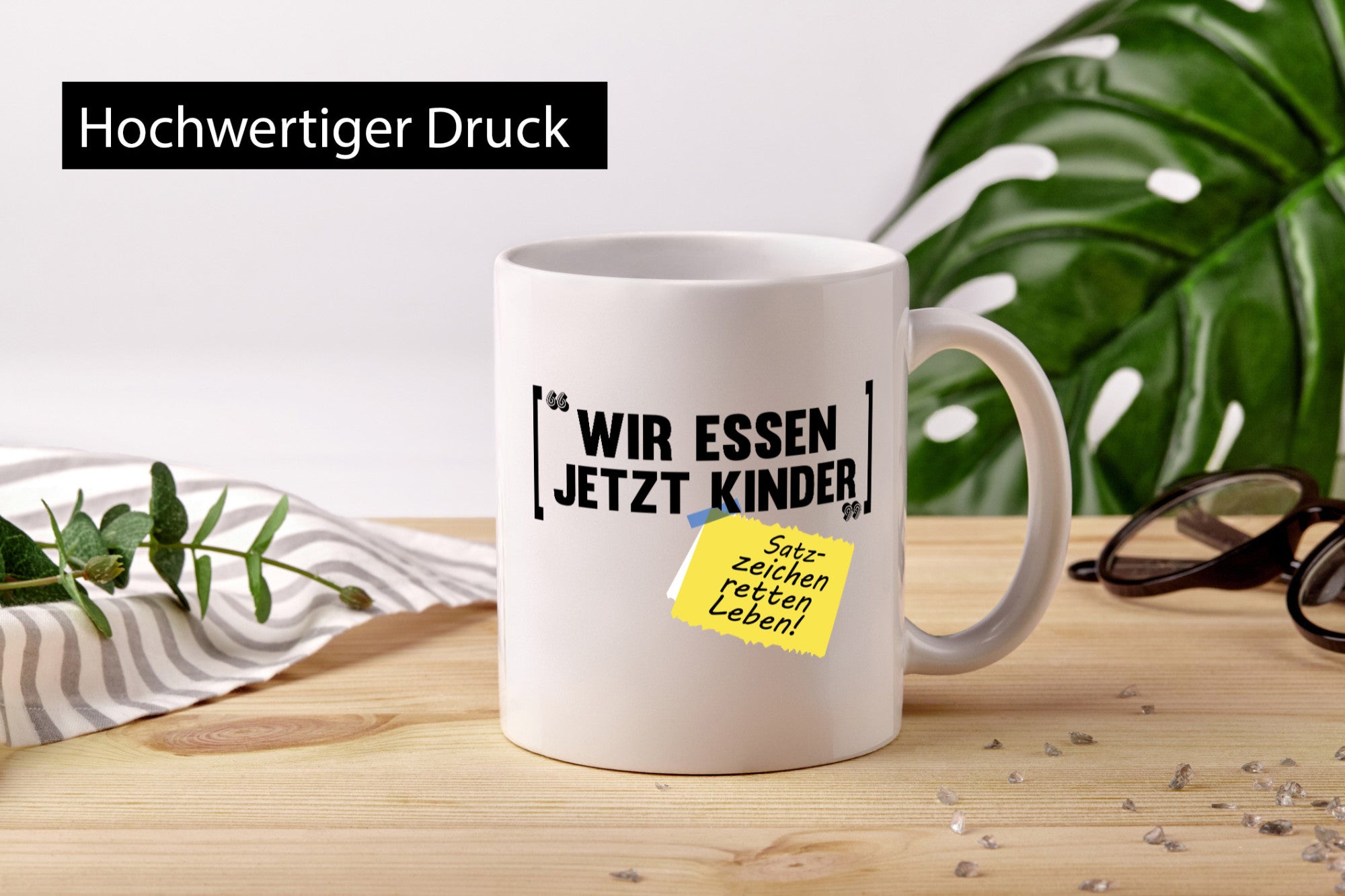 Wir essen jetzt, Kinder | Grammatik Satzzeichen Sprache lustig Humor