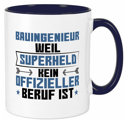 Superheld Bauingenieur | Ingenieur Humor Geschenkidee Tasse
