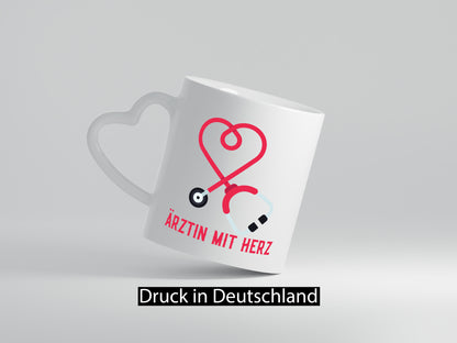 Ärztin mit Herz | Krankenhaus Praxis Stethoskop Doktor lustig Humor