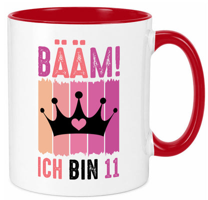 11. Geburtstag | 11 Jahre Bääm ich bin Krone Humor Geschenkidee Tasse