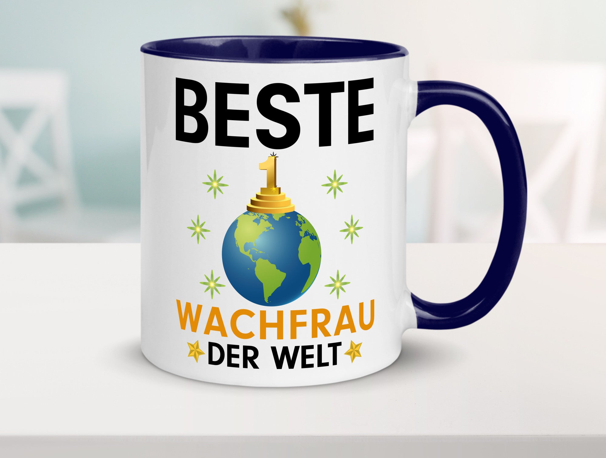 Welt Beste Wachfrau | Wachpersonal Nachtwächter Geschenk Humor Geschenkidee