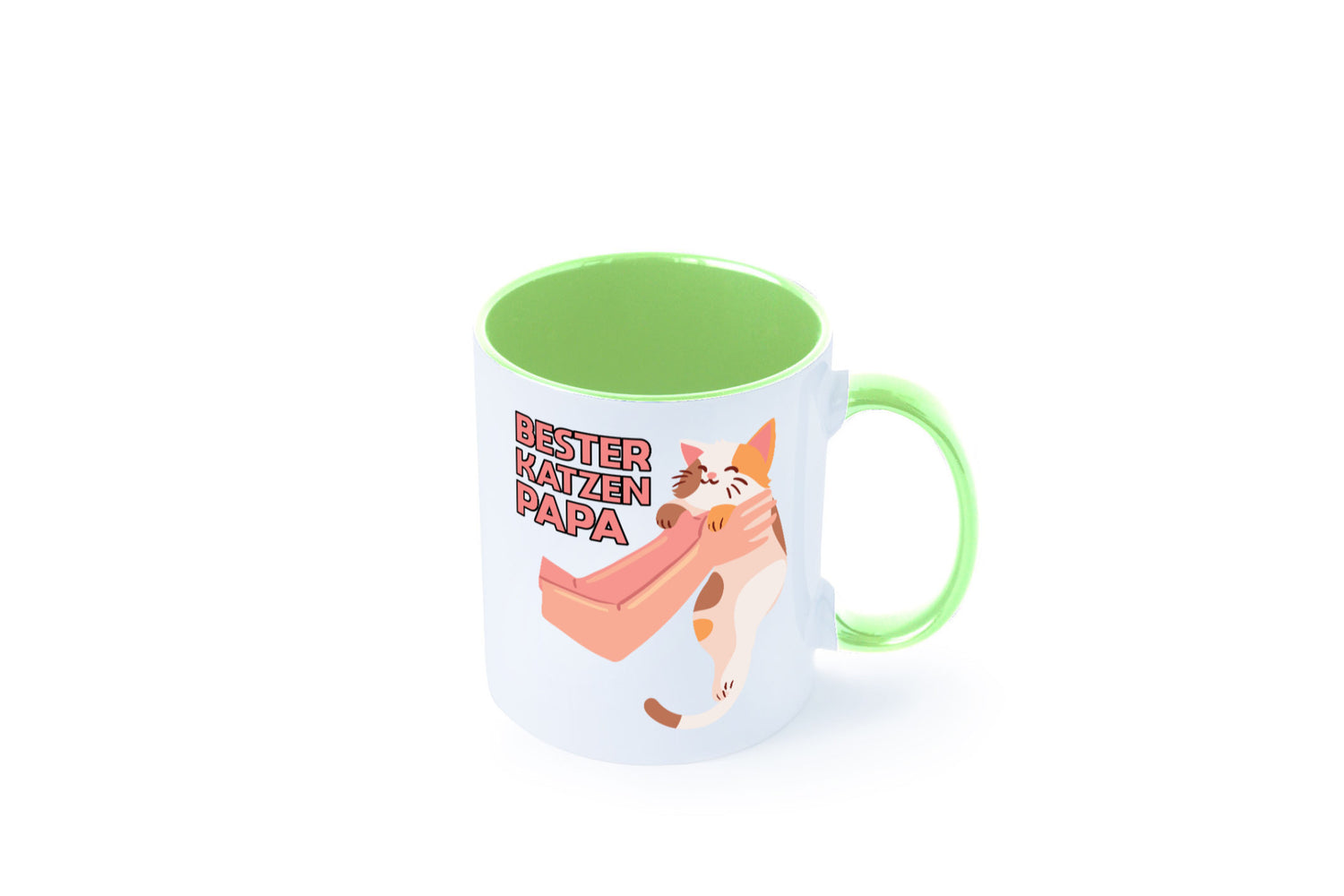 Bester Katzenpapa | Katze Gabel Geschenk Tierliebhaber Humor lustiger Spruch