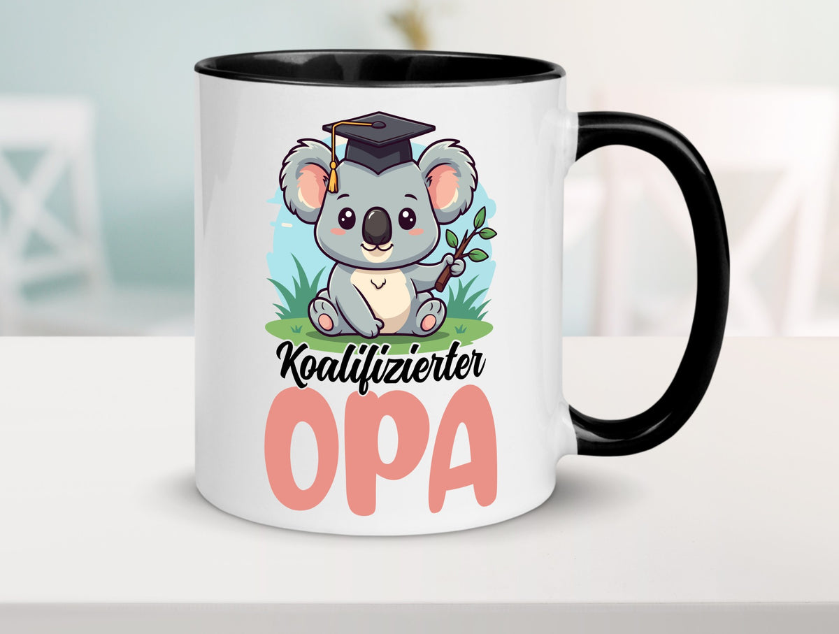 Koalifizierter Opa | Großvater Enkel Familie Humor Geschenkidee Tasse