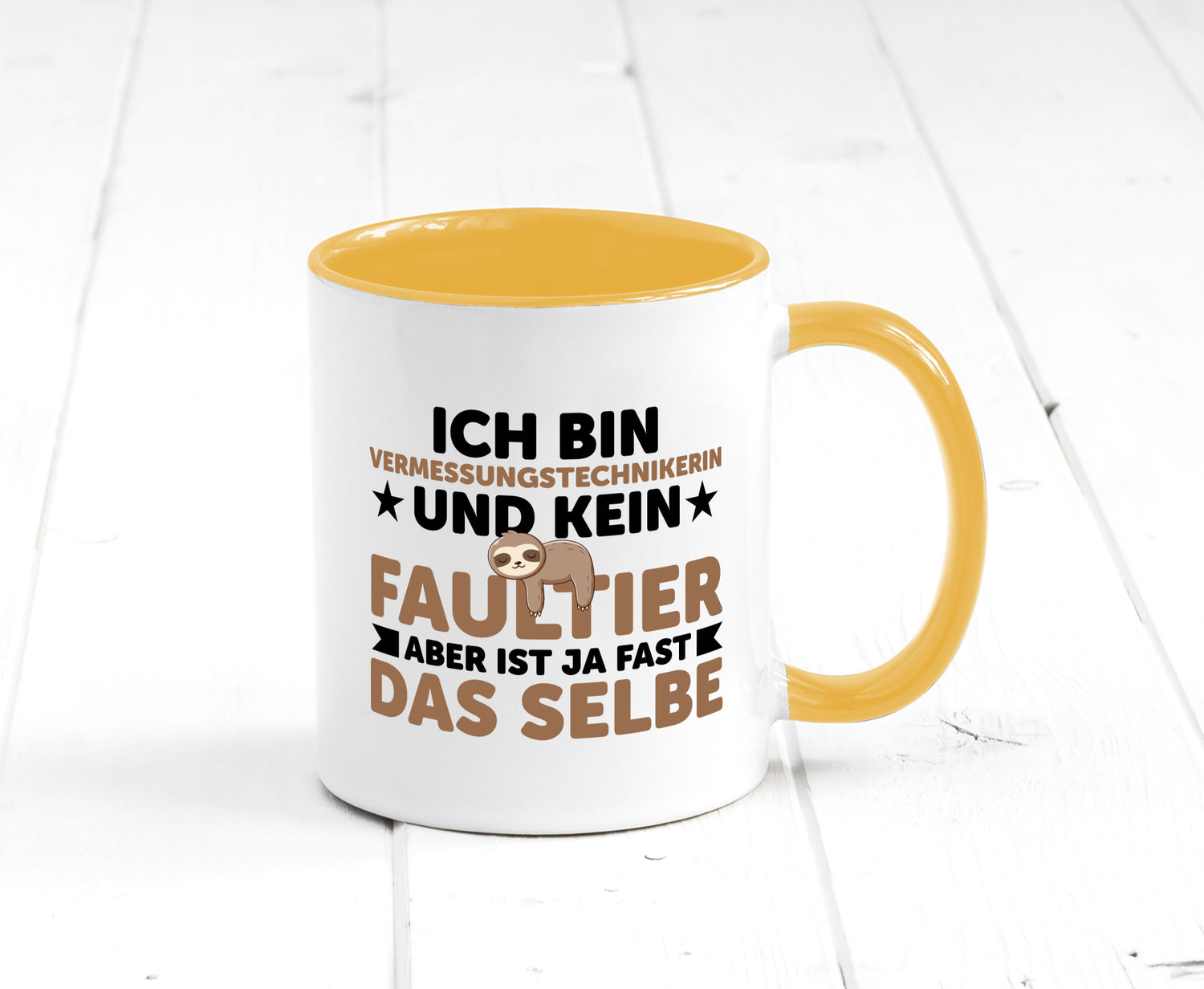 Ich bin kein Faultier: Vermessungstechnikerin | Techniker v2 lustiger Spruch