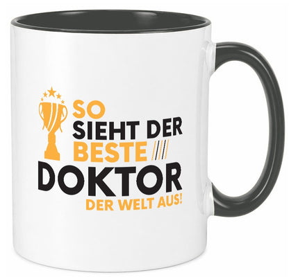 Der Weltbeste Doktor | Doktorand Doktortitel lustiger Spruch Geschenk Humor Tasse