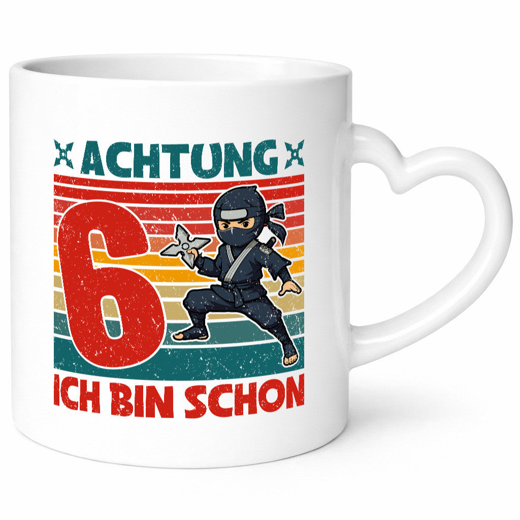 6. Geburtstag | 6 Jahre Ninja Kindergeburtstag Geschenk Geschenkidee lustiger