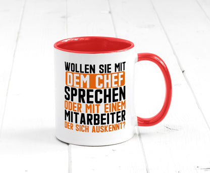 Wollen sie mit dem Chef Sprechen | Mitarbeiter Humor Arbeit Kollegen Büro