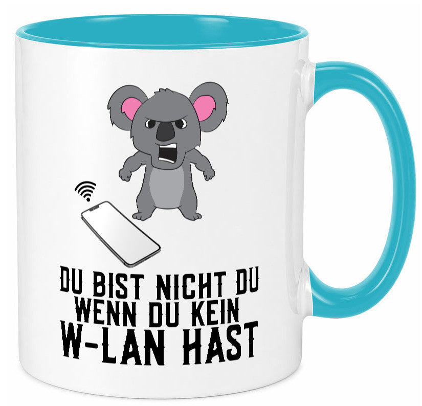 Du bist nicht | wütender Bär WLAN Computer Nerd Geschenkidee Humor Tasse