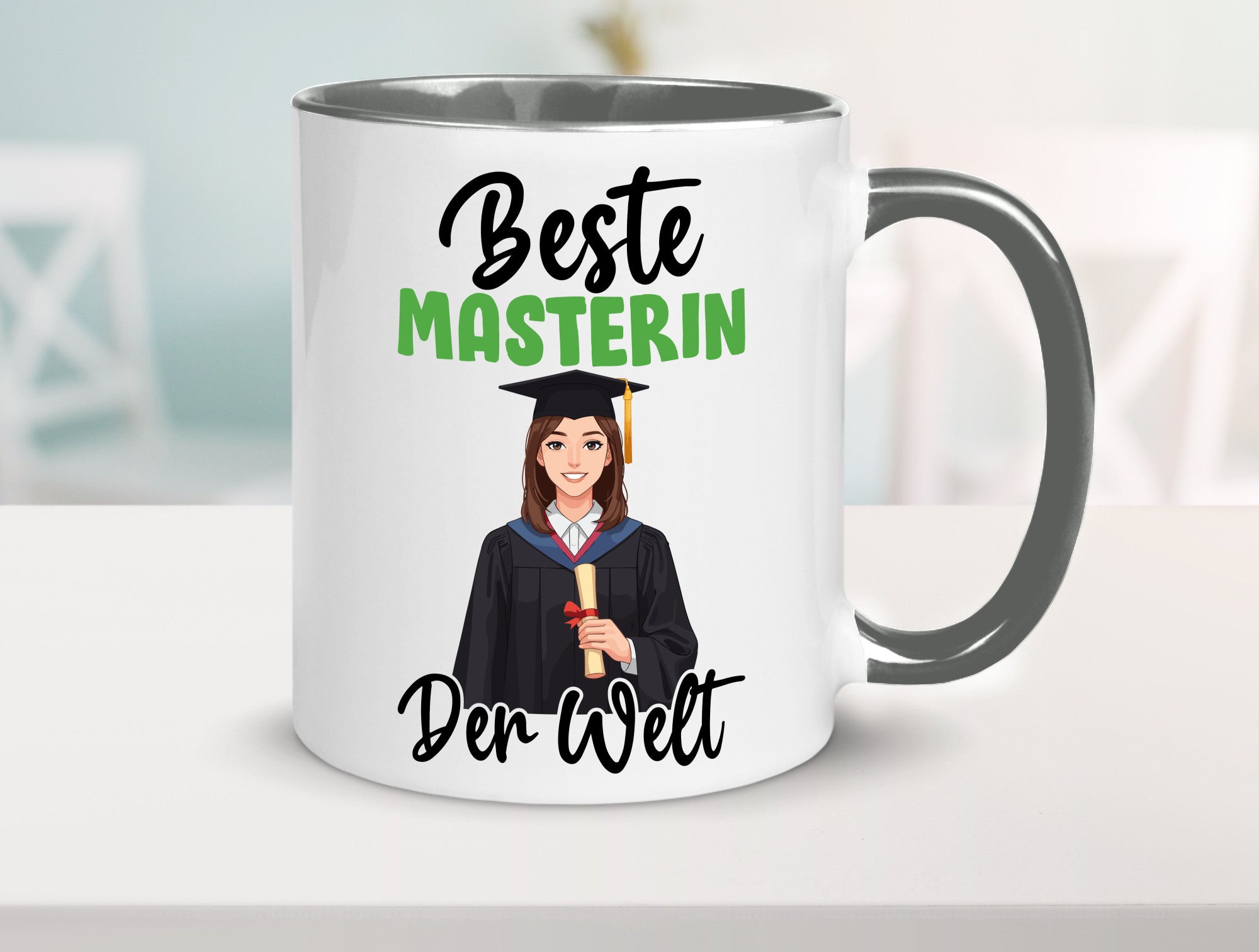 Beste Masterin | Student Uni Studium Humor Geschenkidee Tasse