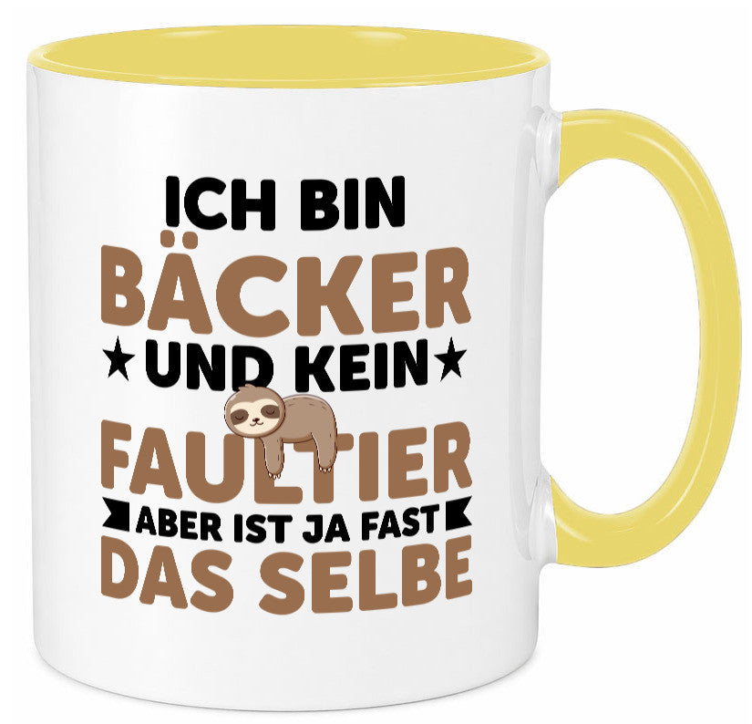 Ich bin kein Faultier: Bäcker | Bäckerei Backen Konditor Humor Tierliebhaber