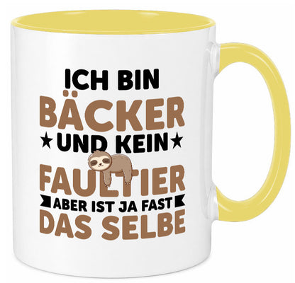 Ich bin kein Faultier: Bäcker | Bäckerei Backen Konditor Humor Tierliebhaber
