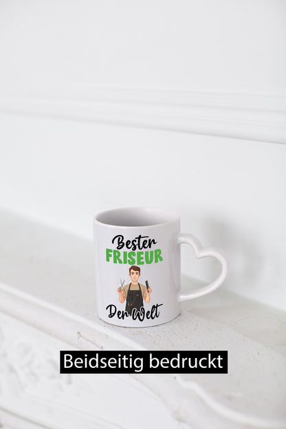 Bester Friseur | Frisuer lustiger Spruch Geschenk Humor Geschenkidee Tasse
