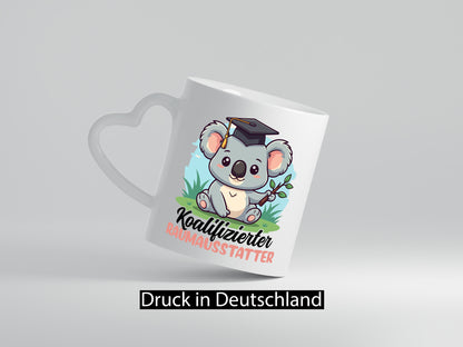Koalifizierter Raumausstatter | Wohn Ausstatter Geschenkidee Humor Tasse