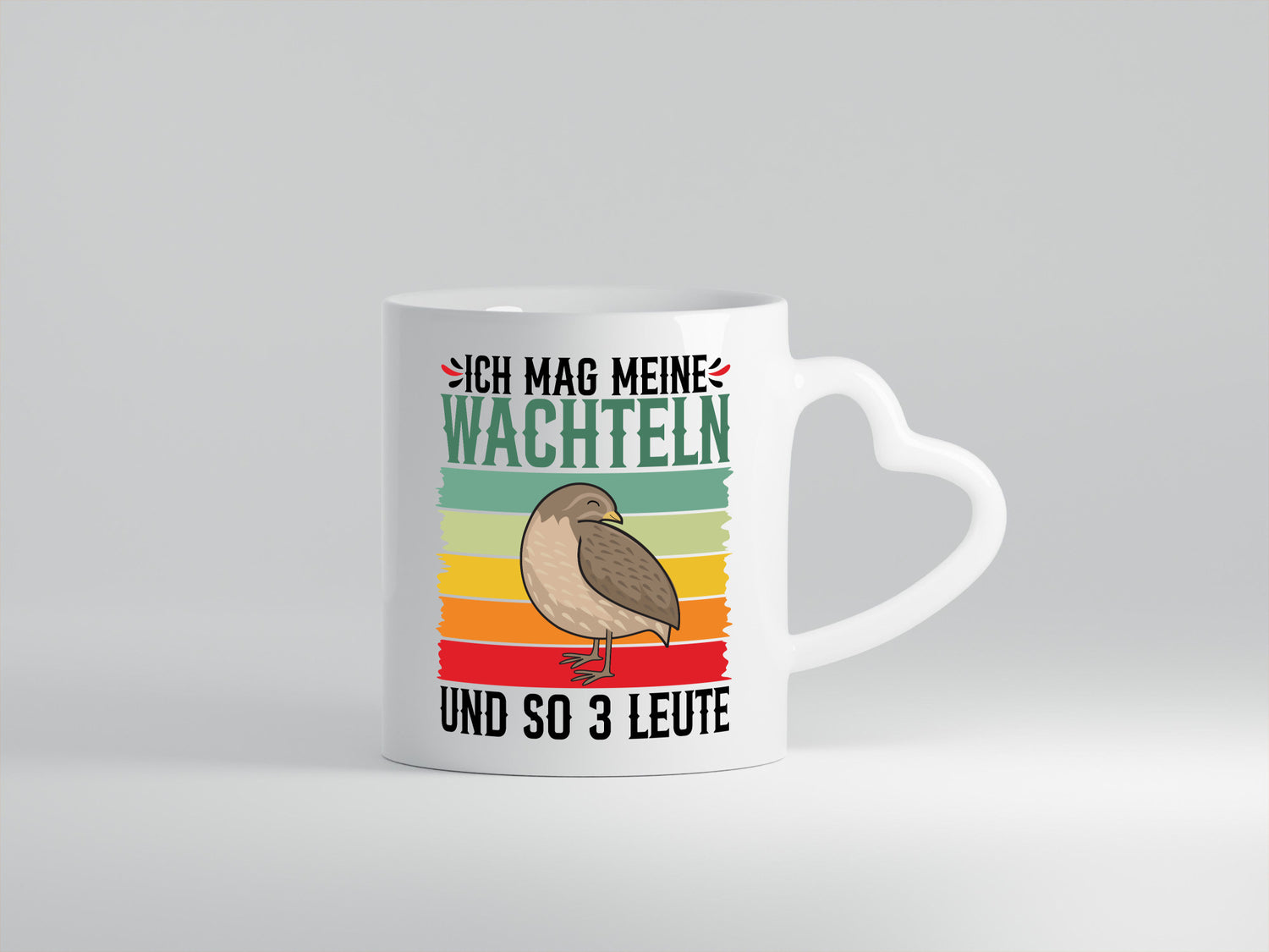 Ich mag meine wachteln und so 3 Leute | Wachtelzüchter Geschenkidee Humor Tasse