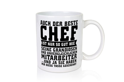 Bester Chef lustiger Spruch Geschenk Arbeit Kollegen Büro Tasse