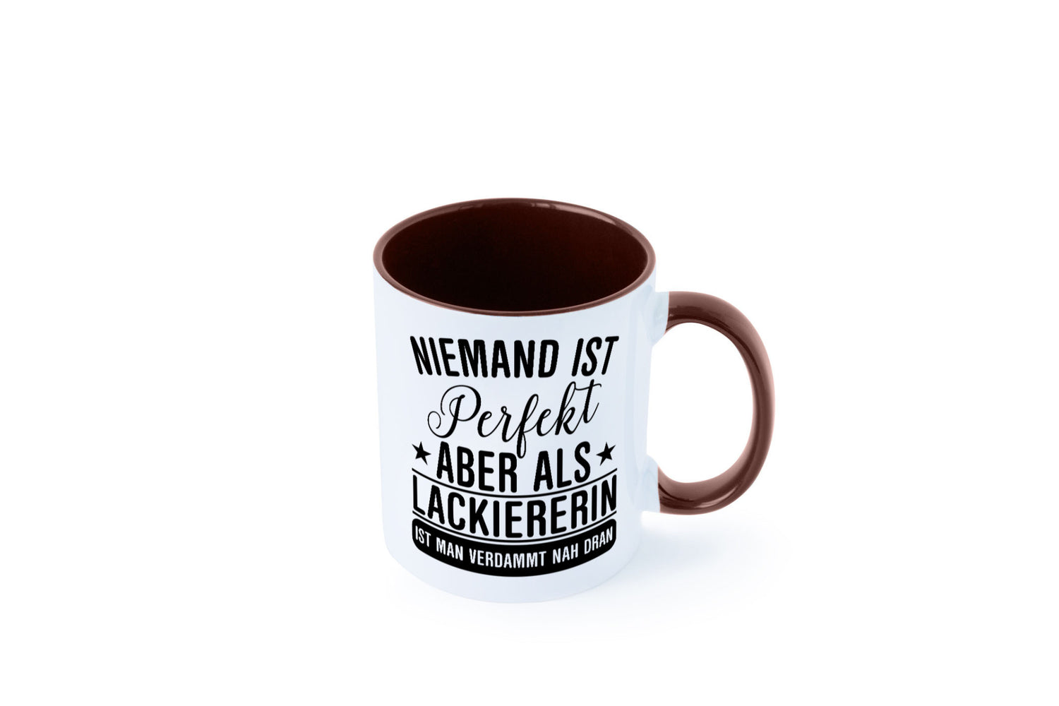 Verdammt nah dran: Lackiererin | lackieren lustiger Spruch Geschenk Humor
