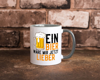 Ein Bier wäre mir jetzt lieber | Kollegen lustiger Spruch Geschenk Arbeit Büro