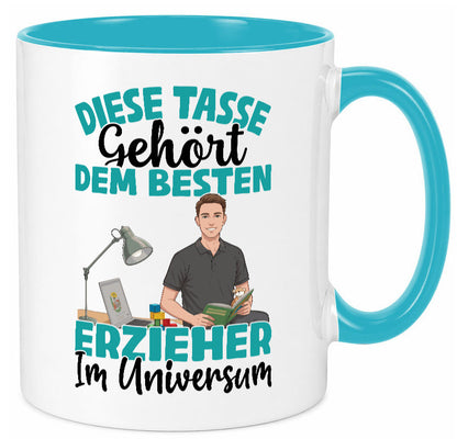 Im Universum: Erzieher | Pädagoge Schule lustig Humor Geschenkidee Geschenk