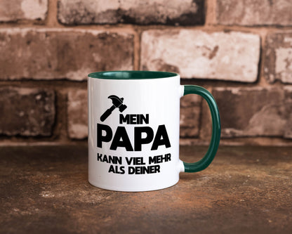 Mein papa kann viel mehr als deiner | Bester lustiger Spruch Geschenk Humor