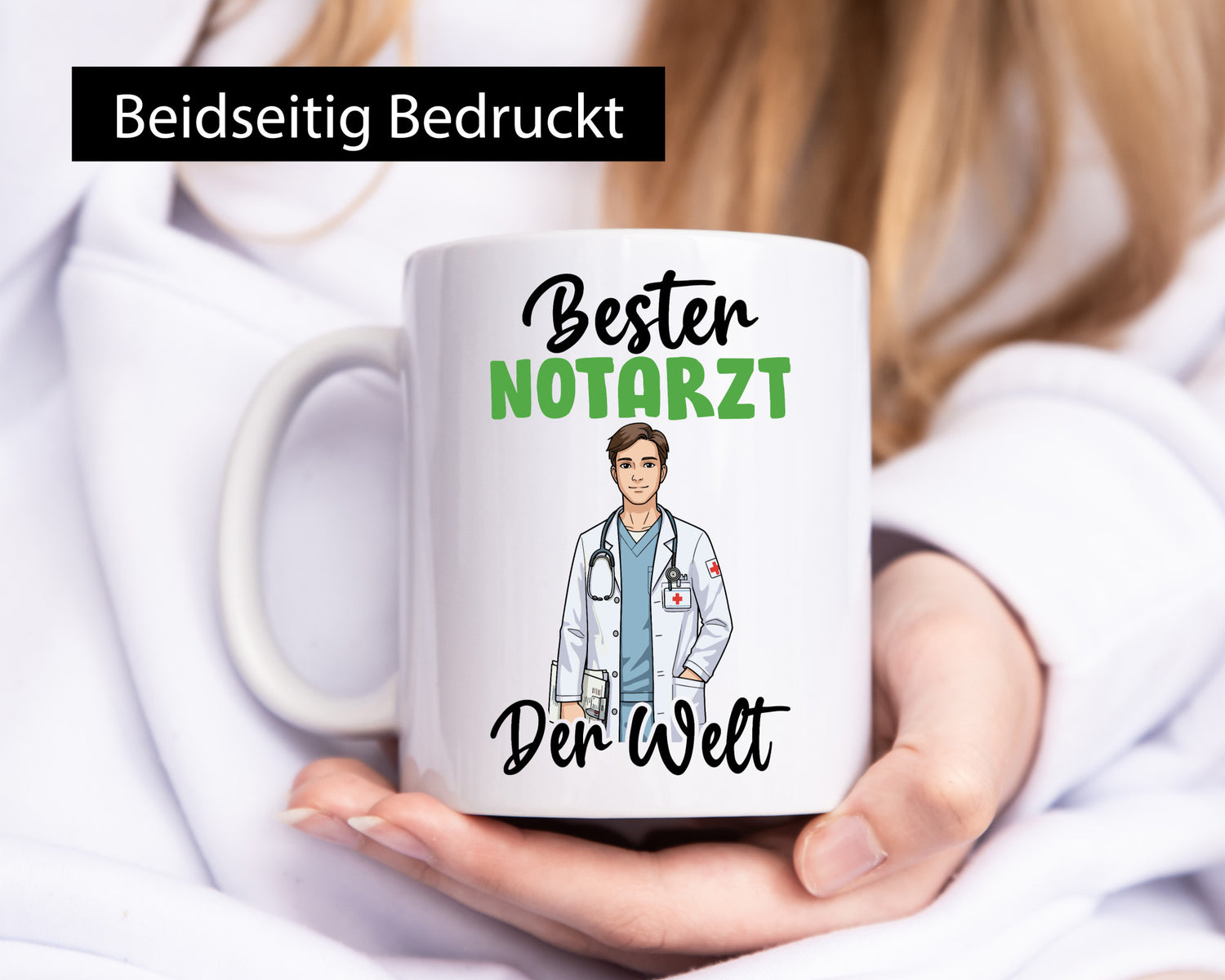 Bester Notarzt | Arzt v2 Humor Geschenkidee Tasse