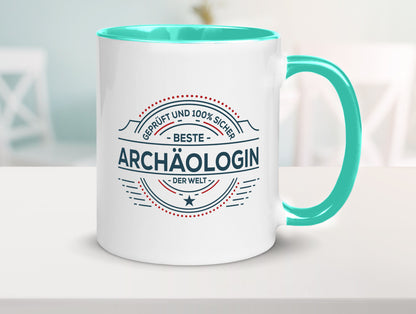 Geprüft und sicher: Archäologin| Archäologie | Forscherin Geschenk Humor
