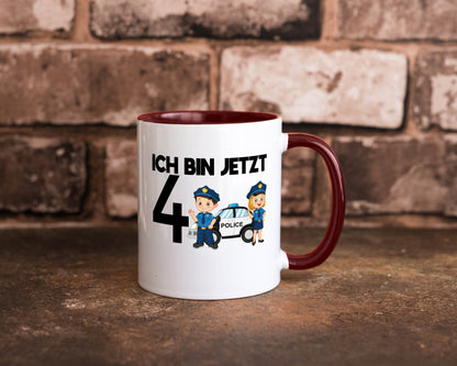 Ich bin jetzt 4 | Polizei 4. Geburtstag Jähriger Geschenk Geschenkidee lustiger