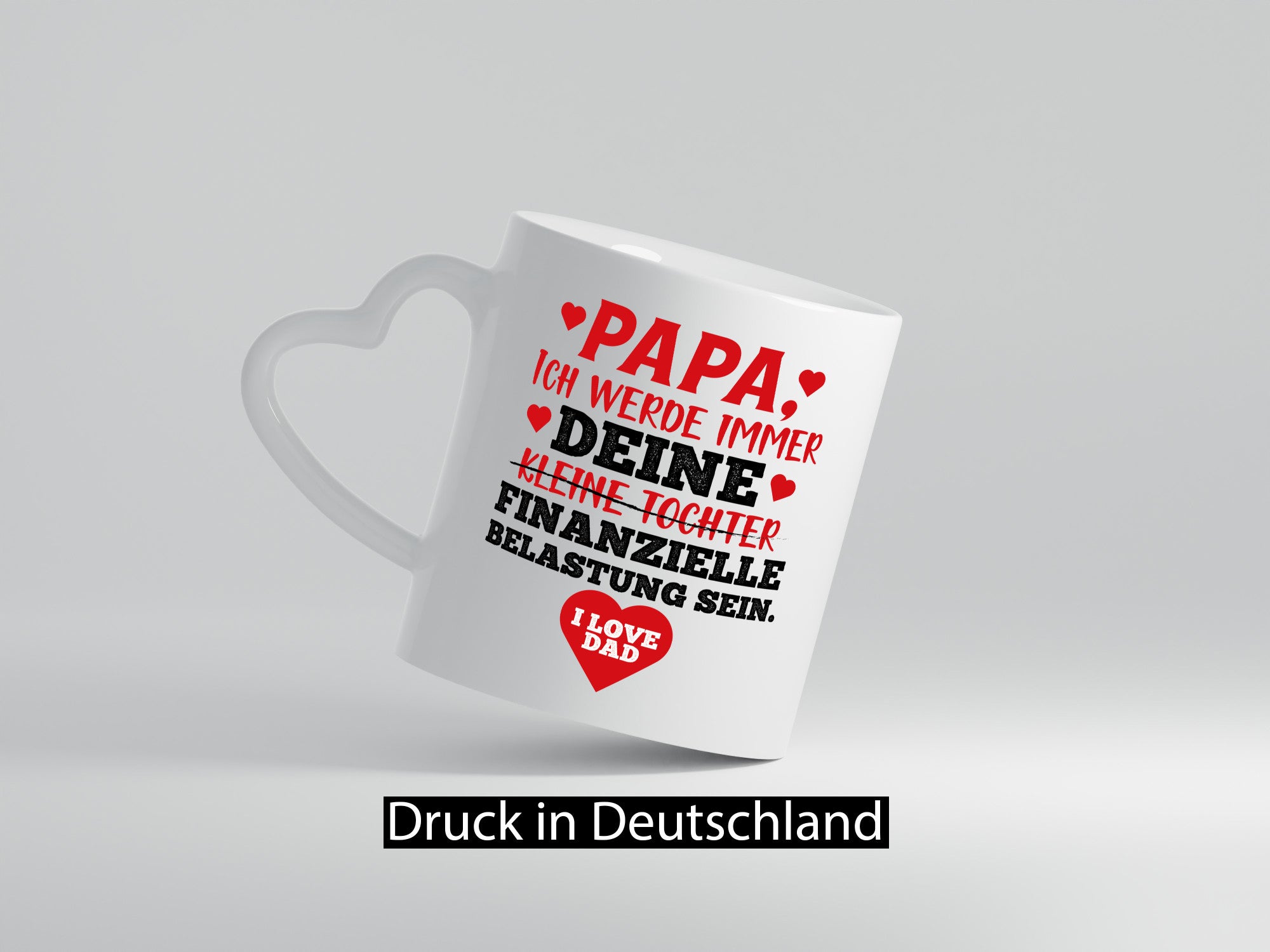 Finanzielle Belastung lustiger Spruch Geschenk Humor Geschenkidee Tasse