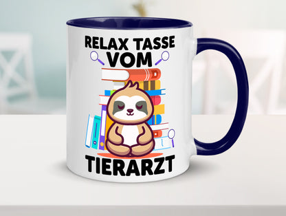 Relax Tasse: Tierarzt | Tiermedizin Mediziner Geschenkidee Tierliebhaber Humor