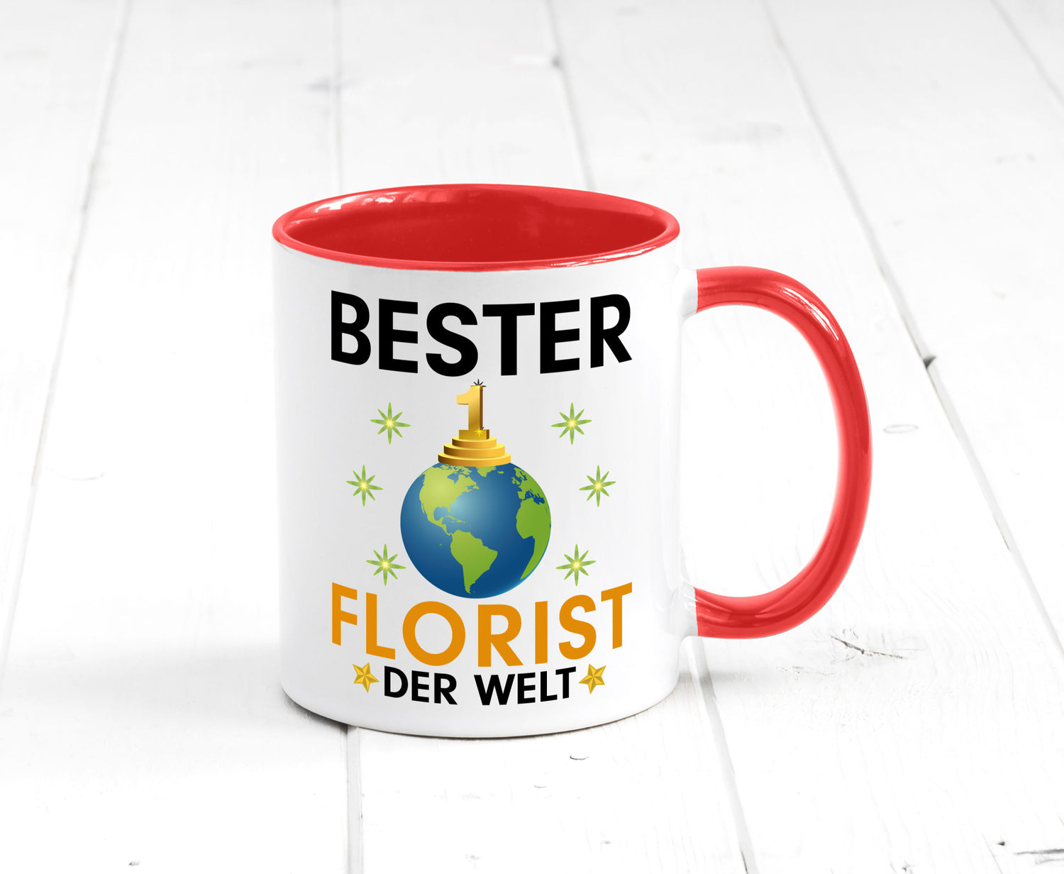 Welt Bester Florist | Blumen Verkäufer Humor Geschenkidee Tasse
