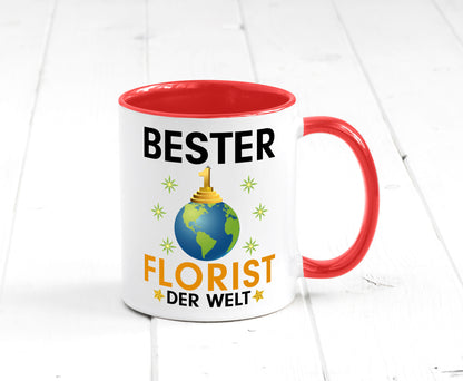 Welt Bester Florist | Blumen Verkäufer Humor Geschenkidee Tasse