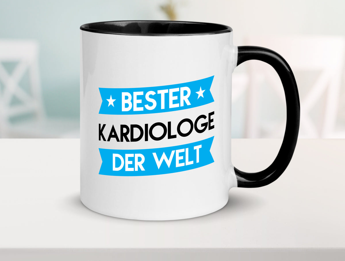 Bester Kardiologe | Kardiologie Geschenk Humor Geschenkidee lustiger Spruch Tasse
