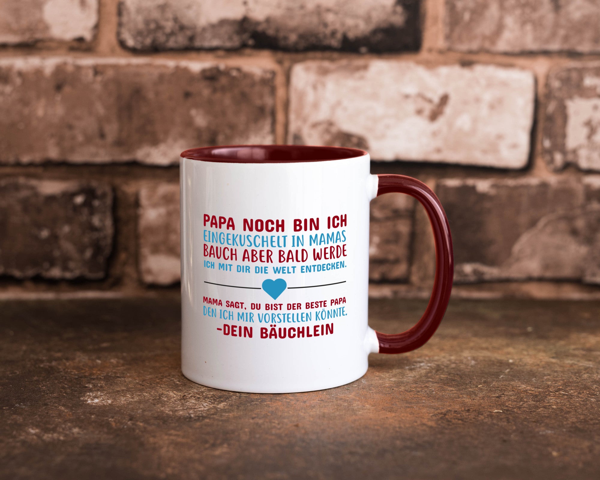 Schwangerschaft | Vaterschaft Tasse Papa Spruch Geschenk Familie Geschenkidee