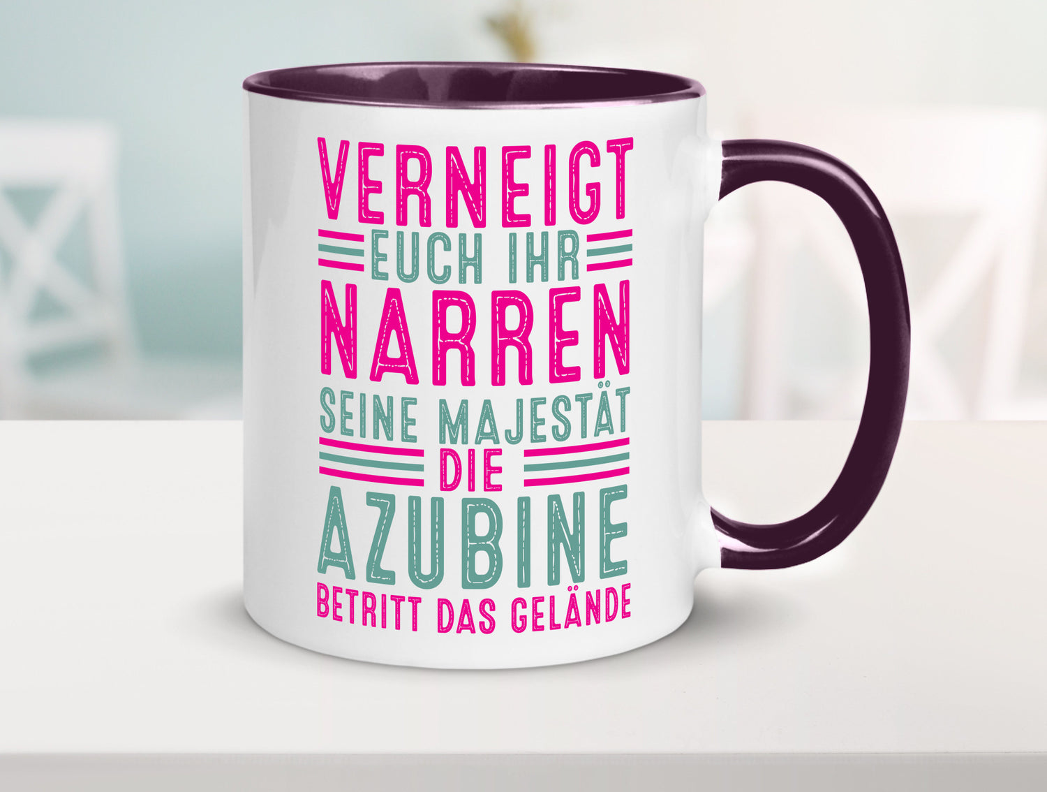 Verneigt euch: Azubine | Ausbildung Lehre Lehrling v2 lustiger Spruch Geschenk